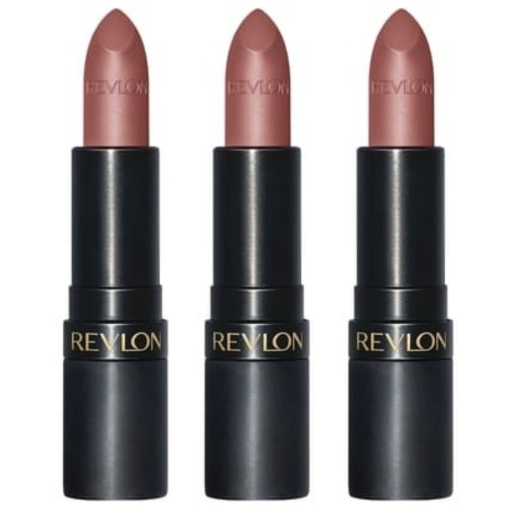Revlon Super Lustrous Lipstick - The Luscious Mattes - 014 Shameless - Lot of 3